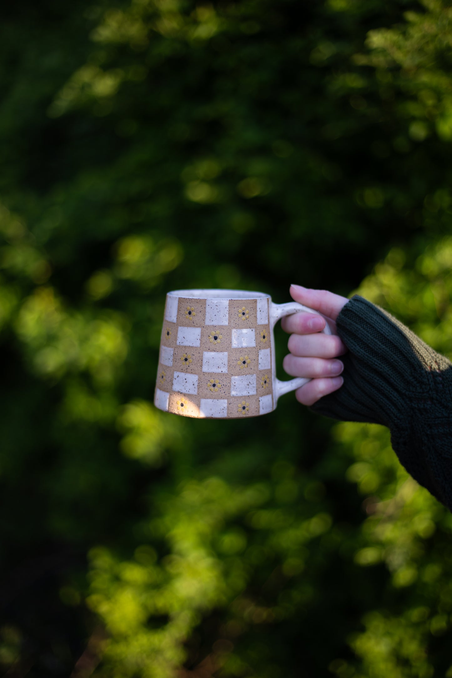 Daisy Quilt Mug